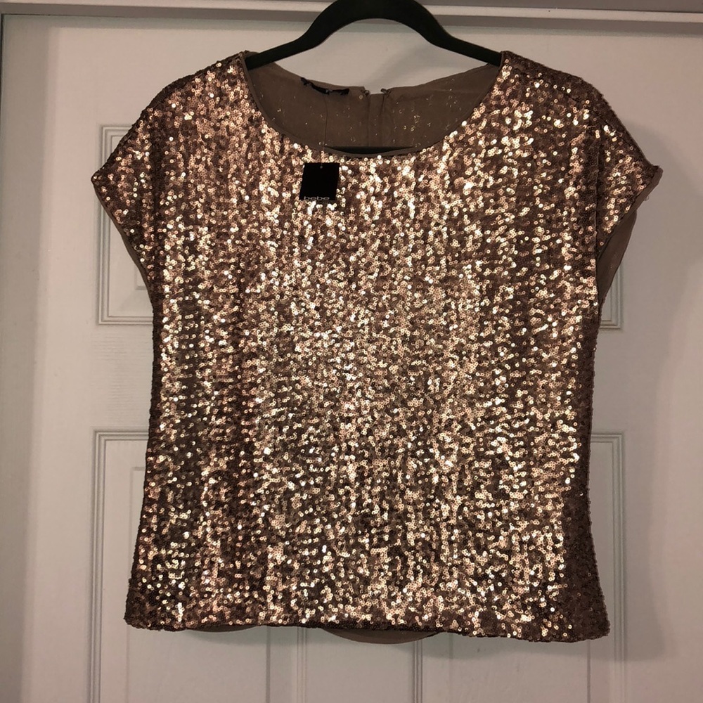 Bebe Sequins Top